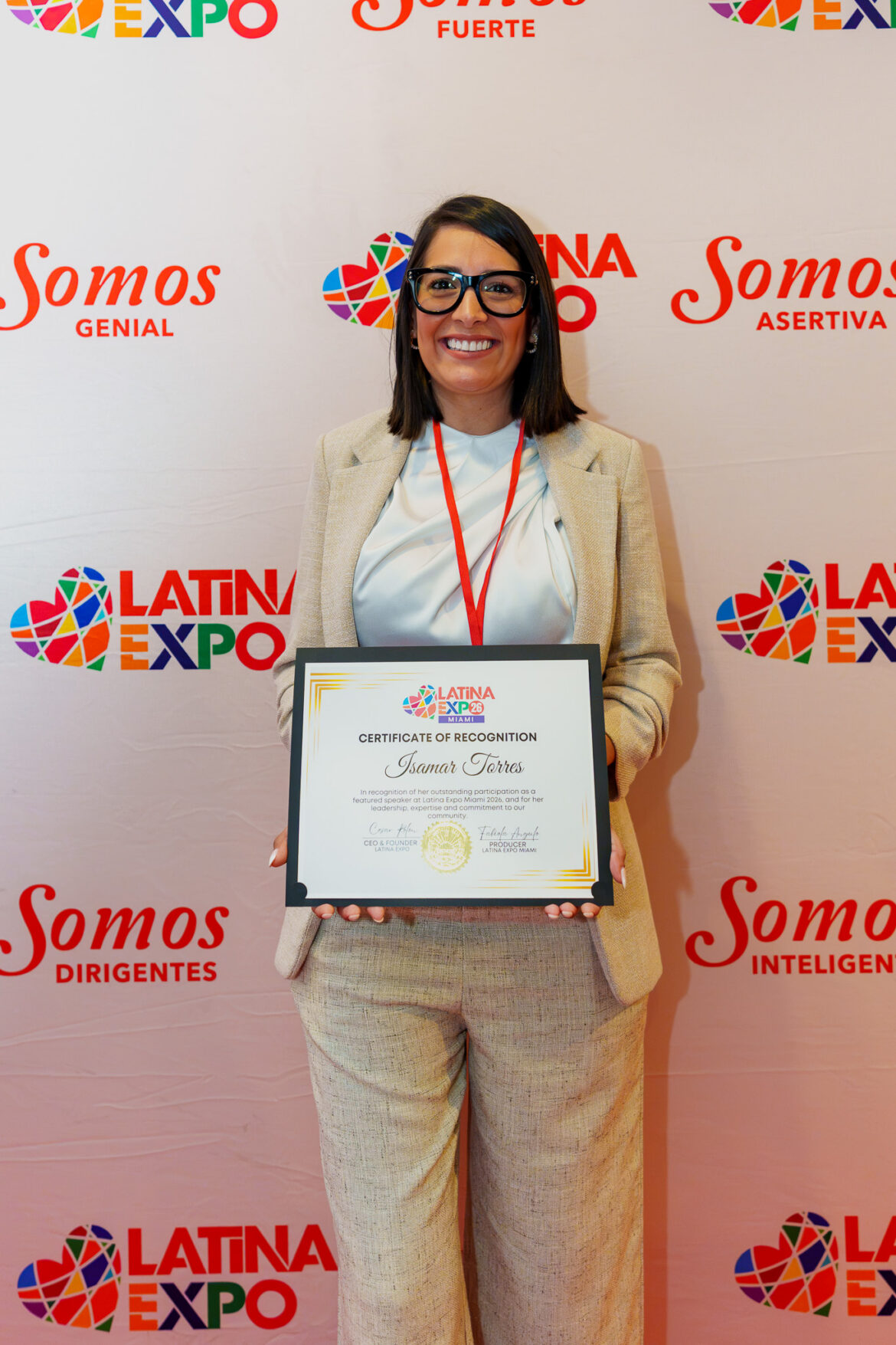 Isamar Torres llevó su visión empresarial a Latina Expo Miami 2026