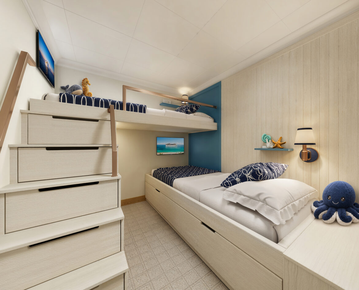 MSC CRUISES PRESENTA UNA VILLA FAMILIAR A BORDO DEL MSC WORLD ATLANTIC, CON SUITE EXCLUSIVA PARA NIÑOS, CINE PRIVADO, PUERTA SECRETA Y EXPERIENCIAS EXCLUSIVAS PARA TODA LA FAMILIA